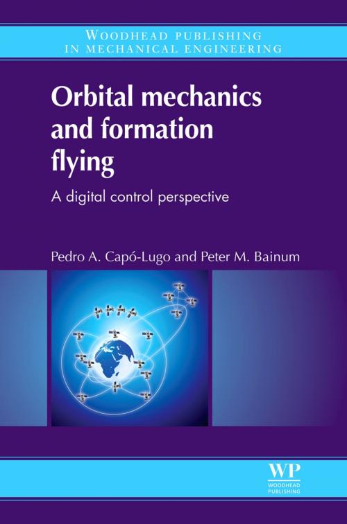 Cover of the book Orbital Mechanics and Formation Flying by P A Capó-Lugo, P M Bainum, Elsevier Science