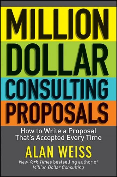 Cover of the book Million Dollar Consulting Proposals by Alan Weiss, Wiley