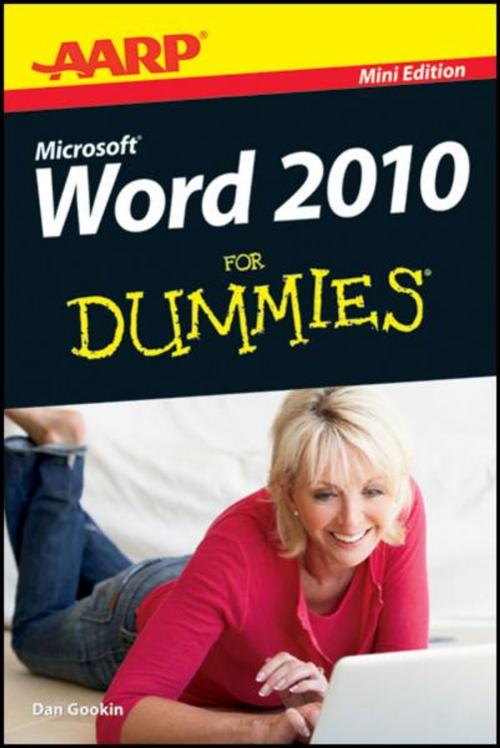 Cover of the book AARP Word 2010 For Dummies by Dan Gookin, Wiley