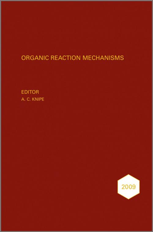 Cover of the book Organic Reaction Mechanisms 2009 by , Wiley