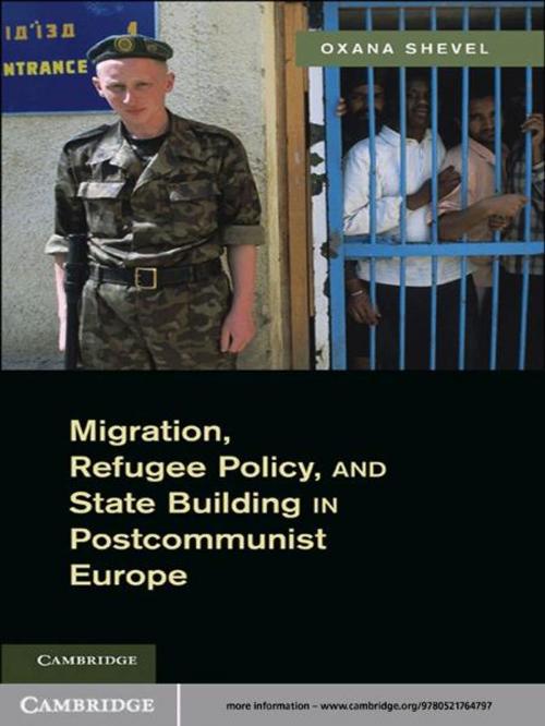 Cover of the book Migration, Refugee Policy, and State Building in Postcommunist Europe by Professor Oxana Shevel, Cambridge University Press