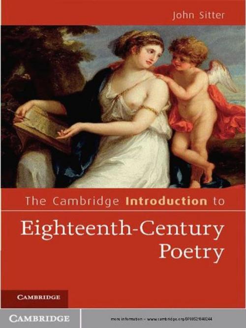Cover of the book The Cambridge Introduction to Eighteenth-Century Poetry by John Sitter, Cambridge University Press