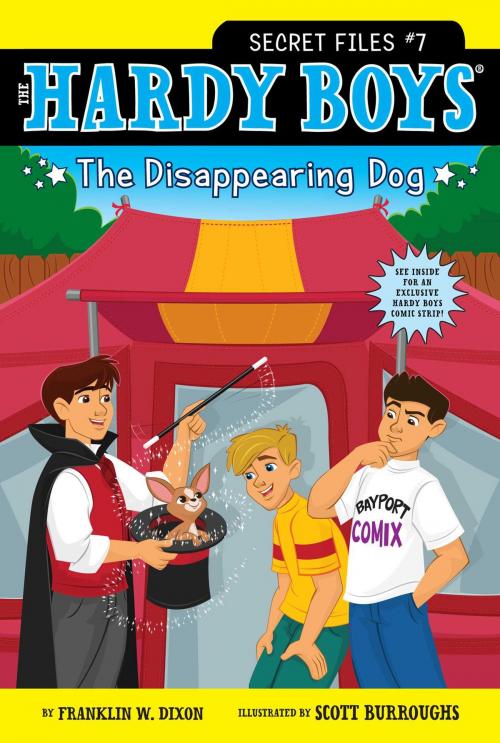 Cover of the book The Disappearing Dog by Franklin W. Dixon, Aladdin