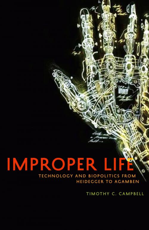 Cover of the book Improper Life by Timothy C. Campbell, University of Minnesota Press