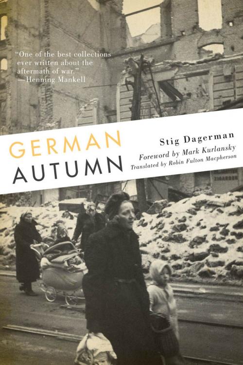 Cover of the book German Autumn by Stig Dagerman, University of Minnesota Press