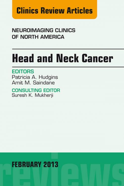 Cover of the book Head and Neck Cancer, An Issue of Neuroimaging Clinics, E-Book by Patricia A. Hudgins, MD FACR, Amit M. Saindane, MD, Elsevier Health Sciences