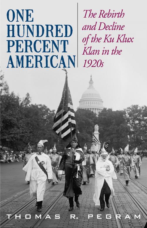 Cover of the book One Hundred Percent American by Thomas R. Pegram, Ivan R. Dee
