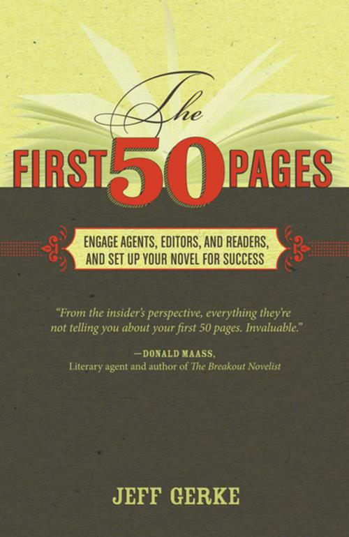 Cover of the book The First 50 Pages by Jeff Gerke, F+W Media