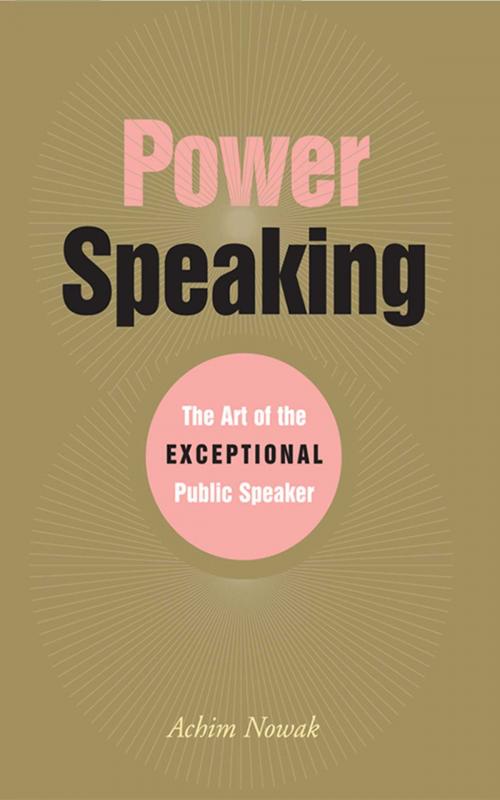 Cover of the book Power Speaking by Achim Nowak, Allworth