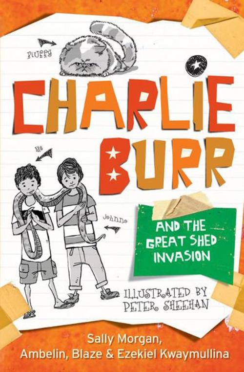 Cover of the book Charlie Burr and the Great Shed Invasion by Sally Morgan, Peter Sheehan, Hardie Grant Egmont