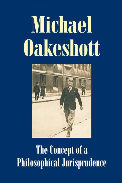 Cover of the book The Concept of a Philosophical Jurisprudence by Michael Oakeshott, Andrews UK