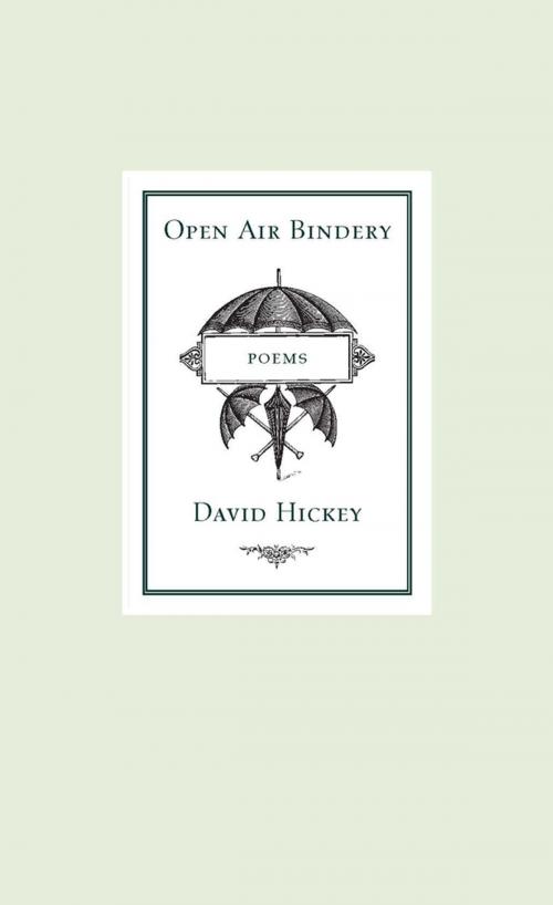 Cover of the book Open Air Bindery by David Hickey, Biblioasis