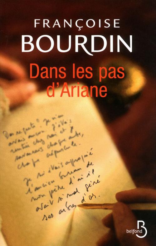 Cover of the book Dans les pas d'Ariane by Françoise BOURDIN, Place des éditeurs