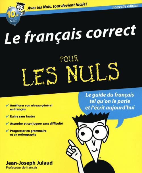 Cover of the book Le Français correct, 2e pour les Nuls by Jean-Joseph JULAUD, edi8