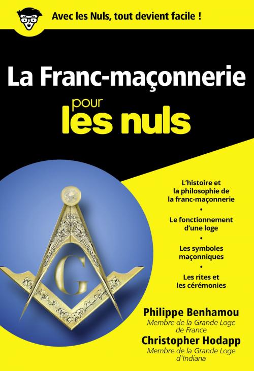 Cover of the book Franc-maçonnerie Poche pour les nuls by Christopher HODAPP, Philippe BENHAMOU, edi8