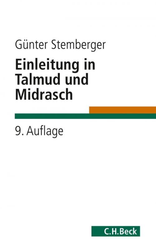 Cover of the book Einleitung in Talmud und Midrasch by Günter Stemberger, C.H.Beck