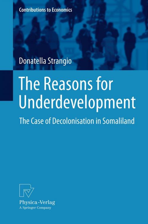 Cover of the book The Reasons for Underdevelopment by Donatella Strangio, Physica-Verlag HD