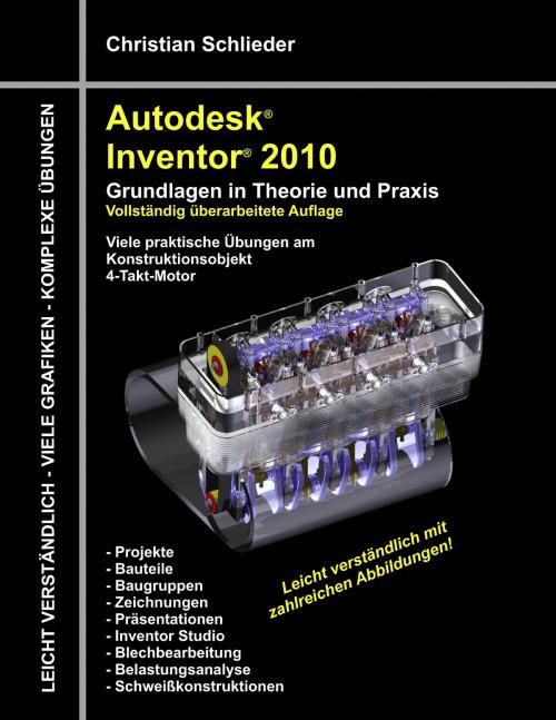 Cover of the book Autodesk Inventor 2010 by Christian Schlieder, Books on Demand