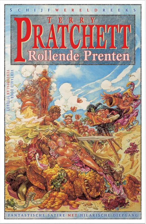 Cover of the book Rollende prenten by Terry Pratchett, Meulenhoff Boekerij B.V.