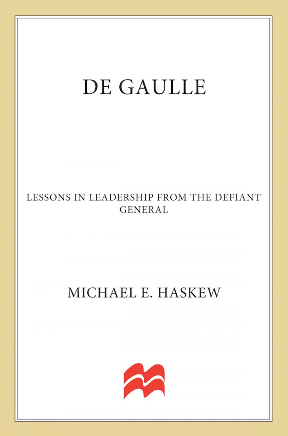 Big bigCover of De Gaulle