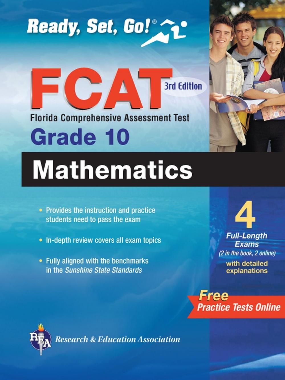 Big bigCover of Florida FCAT Grade 10 Math with Online Practice Tests