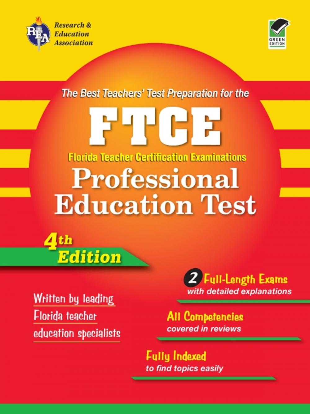 Big bigCover of FTCE (REA) - Professional Education Test The Best Teachers'