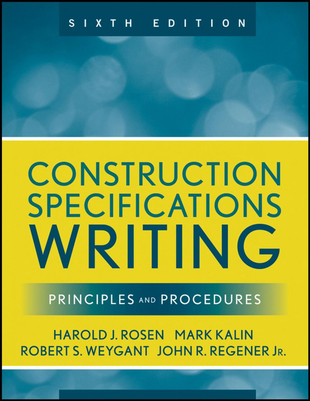 Big bigCover of Construction Specifications Writing