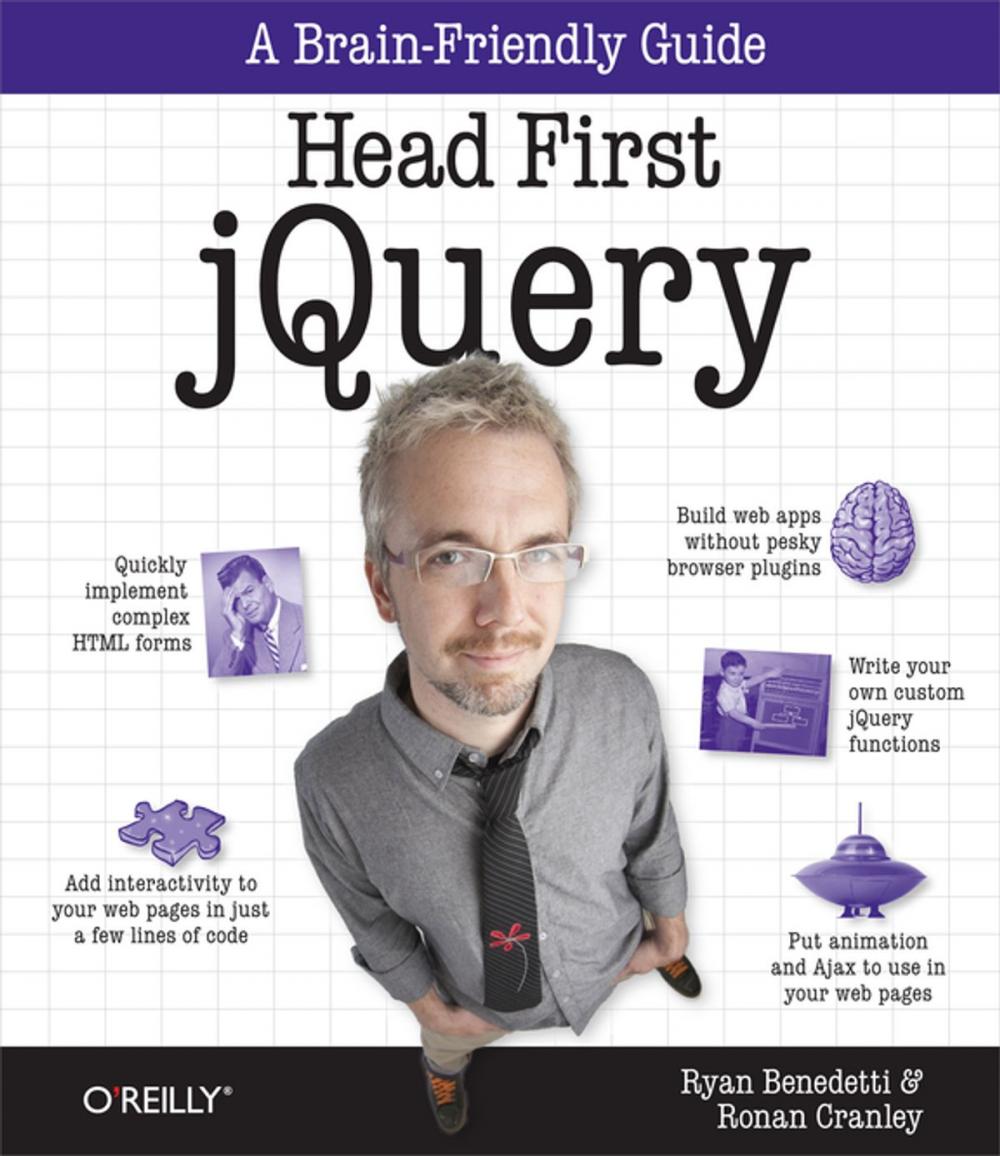 Big bigCover of Head First jQuery