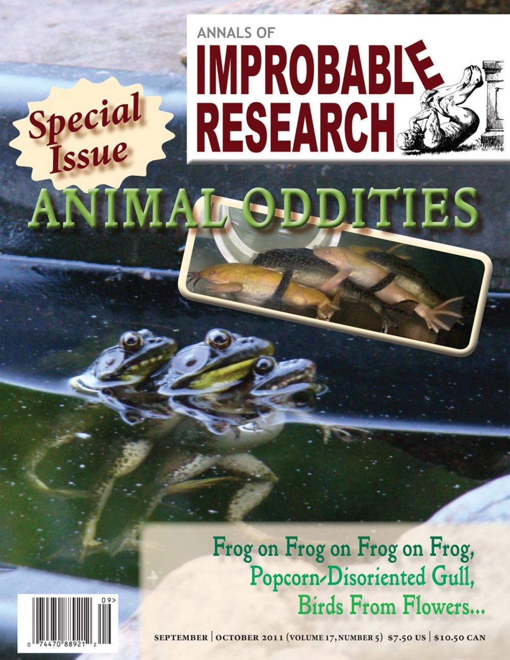 Big bigCover of Annals of Improbable Research, Vol. 17, No. 5