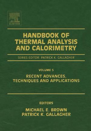 Cover of the book Handbook of Thermal Analysis and Calorimetry by D F Hawkins, M G Elder