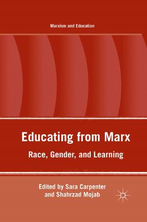 Cover of the book Educating from Marx by A. Hadenius