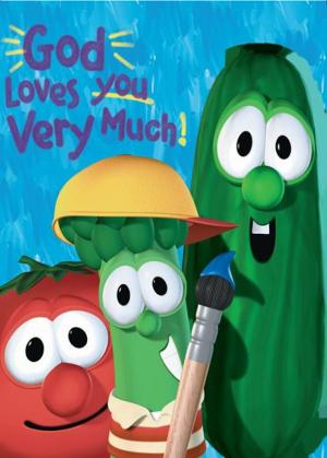 Cover of the book God Loves You Very Much / VeggieTales by Aaron Reynolds