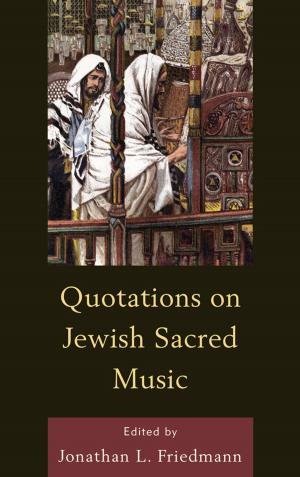 Cover of Quotations on Jewish Sacred Music