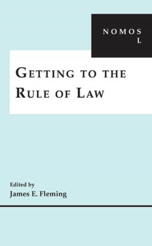Book cover of Getting to the Rule of Law