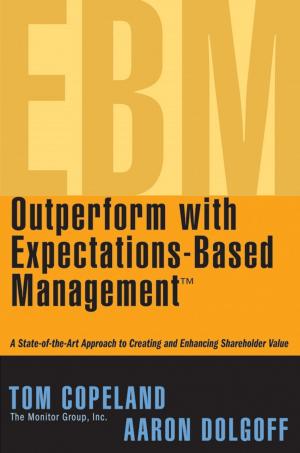Book cover of Outperform with Expectations-Based Management