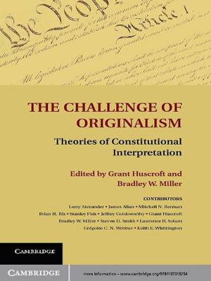Cover of the book The Challenge of Originalism by Mohammad Shahabuddin