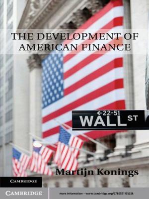 Cover of the book The Development of American Finance by Natalia K. Nikolova