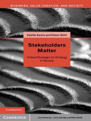Cover of the book Stakeholders Matter by Alan Schwartz, George Bergus