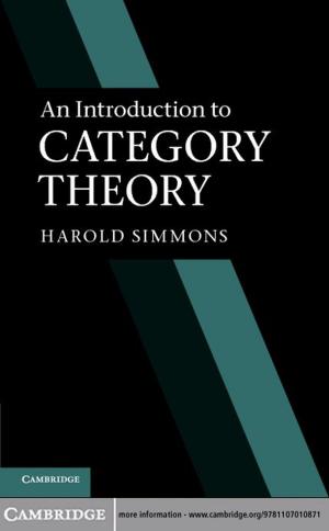 bigCover of the book An Introduction to Category Theory by 