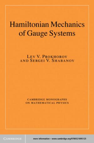 Cover of the book Hamiltonian Mechanics of Gauge Systems by Harold Schobert