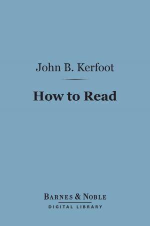 Book cover of How to Read (Barnes & Noble Digital Library)