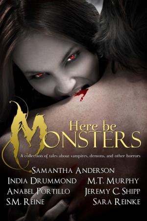 Cover of the book Here Be Monsters: An Anthology of Monster Tales by Kris Kramer, Alistair McIntyre, Patrick Underhill