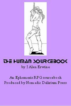 Book cover of The Human Sourcebook: An Ephemeris RPG supplement