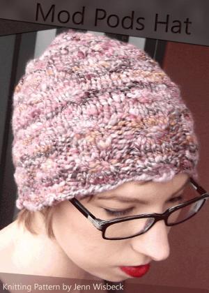 Cover of Mod Pods Hat Knitting Pattern
