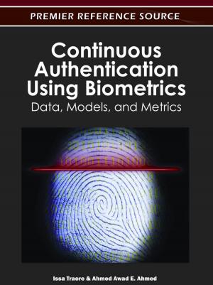 Cover of the book Continuous Authentication Using Biometrics by Costas P. Pappis