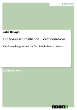 Cover of the book Die Sozialisationstheorie Pierre Bourdieus by Svenja Strohmeier