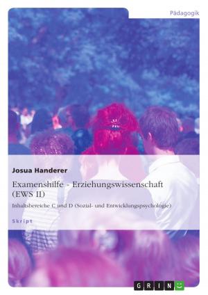 Cover of the book Examenshilfe - Erziehungswissenschaft (EWS II) by Bianca Behrens