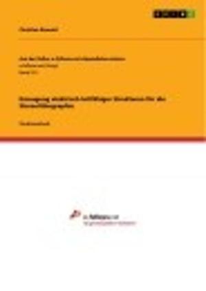 Cover of the book Erzeugung elektrisch leitfähiger Strukturen für die Stereolithographie by Johannes Gunst
