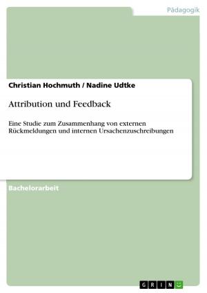 Cover of the book Attribution und Feedback by Marcus Gießmann