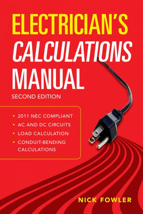 Cover of the book Electrician's Calculations Manual, Second Edition by Nick Fowler, McGraw-Hill Education